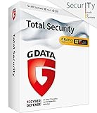G DATA Total Security 2024 | 1 Gerät | 1 Jahr | Virenschutzprogramm | Passwort Manager | PC, Mac, Android, iOS | zukünftige Updates inklusive | Made in Germany | Box inkl. DVD & Webcam-C