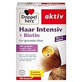 Doppelherz Haar Intensiv – Mit Biotin und Zink als Beitrag zum Erhalt normaler Haare – 100 Kap