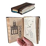 OMVOVSO Indiana Jones Grail Diary Indiana Jones Diary Prop Classic Movie Props Replica,Collection Cosplay Leder Writing Notebook,B