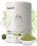 Gerstengras-Pulver BIO in Rohkost-Qualität aus Österreich und abgefüllt in Deutschland | by brandl® | 500g Bio Gersteng