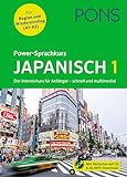 PONS Power-Sprachkurs Japanisch: Japanisch lernen für Anfänger mit Buch, Download und Online-T