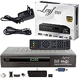 Leyf Satellite Receiver PVR Recording Function Digital Satellite Receiver (HDTV, DVB-S/DVB-S2, HDMI, SCART, 2X USB, Full HD 1080p) [Pre-Programmed for Astra, Hotbird and Türksat] + HDMI Cab