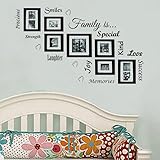 Personalisierter Touch Wandsticker für ein besonderes Zuhause (schwarz)