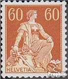 Prophila Collection Schweiz 140z gestrichenes Papier geriffelt 1933 Sitzende Helvetia (Briefmarken für Sammler)