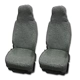 RAU - Universal Sitzbezüge für Pilotsitze und Wohnmobile - 2 Stück - 100% Frottee - E