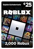 Roblox-Geschenkgutschein |2,000 Robux Guthaben | inklusive exklusivem virtuellem Item| Digital Code für Smartphones, Computer, Tablets, Xbox One, Xbox Series X|S, Oculus Rift et HTC Vive)