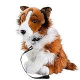 Teddys Rothenburg Langhaar Collie mit Blesse sitzend 35 cm Kuscheltier Hund by Uni-Toy