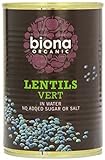 Biona Schwarze Beluga-Linsen organisch – kein BPA in Dose, 400 g (2 Stück)