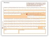 Litfax SEPA Überweisungsträger, 100 Stück - DIN A6, 1-fach ohne Durchschlag, einzeln 90g Beleglesepapier - Bankneutral für Überweisungen in D