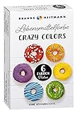 Brauns-Heitmann Crazy Colors Farbpulver: Farbe zum Einfärben von Desserts, Glasuren, Backwaren, Marzipan, Verzierungen und Zuckerüberzügen - Lebensmittelfarbe in 6 Farben zum Backen und Dek