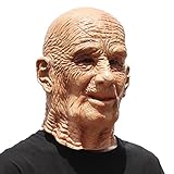 PartyHop - Der Alte Mann Maske - Realistische Halloween Latex Der Mit Gesichtsmask