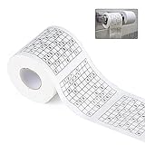 Hihey Dauerhaft Sudoku Bedrucktes Seidenpapier Toilettenpapier Spass Spiel Lustige praktische Werkzeuge Fuer das Leb