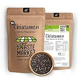 1 kg BIO Chiasamen | Salvia Hispanica | Chia Samen schwarz | naturbelassen | BIO Q
