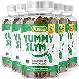 Yummy Slym Gummis - Yummy Slym Gummies - leckere Gummibärchen mit Pflanzenaroma - 60 Stück pro Dose 5x