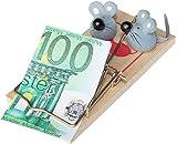 Trend Import Geldgeschenk Mäusefalle für Mäuse zum Ausgeb