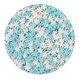 BrandNewCake Confetti Schneeflocken Blau/Weiß 500g