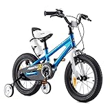 RoyalBaby Freestyle Kinderfahrrad Jungen Mädchen mit Stützräder Fahrrad 16 Zoll B
