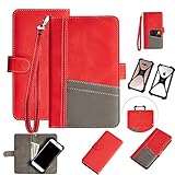 K-S-Trade Qualitativ & Innovativ Handy Schutzhülle Für OnePlus 8 Pro Hülle Portemonnee Brieftasche Klapphülle Kartenfächer Flip Wallet Case E