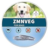 2pcs Hund Zeckenschutz Insektenschutz Halsband für Hunde, Anti-Floh für 8 Monate Schutz, Anti-Floh-Halsband 38-70 cm für Haustiere 2 Stück, Einheitsgröße fü