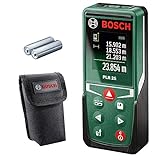 Bosch Home and Garden Bosch Laserentfernungsmesser PLR 25 (Distanz bis 25m präzise messen, Messfunktionen, Speicherfunktion)
