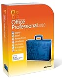 Microsoft Office Professional 2010 -Full Package Product,1 PC, 1 tragbares Gerät desselben Benutzers,DVD,Win,Deutsch,32/64-b