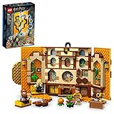 LEGO Harry Potter 76412 Hogwarts Schloss Hufflepuff, Gemeinschaftsraum, Wanddekoration, Bauset mit 3 Figuren und Mandragore Sammelspielzeug Harry Potter I