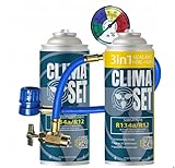 ClimaSet 3in1 R134a + Gas R134a Klimaserung mit Kab