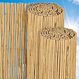 Sol Royal Schilfmatten Sichtschutz Zaun 90x600 cm SolVision S36 – langlebiger & witterungsbeständiger 100% Schilfrohrmatte Indoor & Outdoor für Balkon, Terrasse, Garten – Windschutz & S