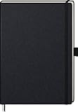 Brunnen 105528705 Notizbuch Kompagnon Klassik (Hardcover, 21 x 29,4 cm, liniert, 192 Seiten) 1 Stück, schw