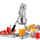 Handelsübliche Limettenpresse – Professionelle Zitruspresse für frische Zitrone, Granatapfel und Limette – abnehmbare manuelle Saftpresse für einfaches Ausp
