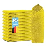 limpando 20X Mikrofasertücher – 40X40 cm Allzwecktücher/Putzlappen für Haushalt & Küche, Spüllappen, Putztücher & Reinigungstü