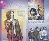 Prophila Collection Sao Tome e Principe Block 858 (kompl. Ausgabe) postfrisch ** MNH 2013 Jim Morrison (Briefmarken für Sammler) Musik/T
