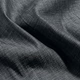 TOLKO Baumwollstoffe Sommer Jeans Stoff | weich Robust | Bekleidungsstoff für Hose Jacke Rock und Polsterstoff für Sofa Stuhl Bank | Meterware 160cm breit (Schwarz Grau)