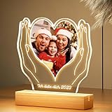 Personalisierte Weihnachts Geschenke für Familie und Freunde, Personalisierte Acryl Glas Fotoalben mit Foto, Personalisierte Foto Geschenke, Personalisierte Geschenke für F