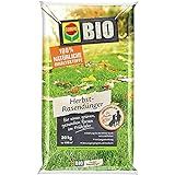 Compo BIO Herbst-Rasendünger, Dünger mit 3 Monate Langzeitwirkung, Granulatform, 20 kg, 400 m²