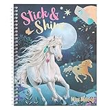 Depesche 12471 Miss Melody - Malbuch Stick & Shine, 24 Seiten mit tollen Pferde Motiven, zum ausmalen und g