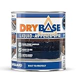 Drybase DPM flüssige Dichtbeschichtung - Feuchtigkeitsisolierende Membran mit Bitumen freier Formulierung. (1 Liter, Schwarz)