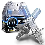 Gread - 2x H1 Halogen Birne Xenon Optik - superweiss - 8500k 55W - E-Prü