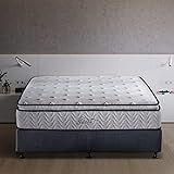 Jacia House Matratze, 29 cm, Memory-Schaum, unabhängig umhüllt, Hybrid-Matratze, Kissen-Top-Matratze, Bett in einer Box