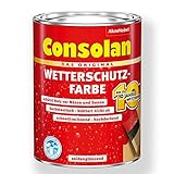 Consolan Wetterschutz-Farbe (750 ml, weiss)