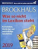 Brockhaus was so nicht im Lexikon steht - Kalender 2019 - Harenberg-Verlag - Tagesabreißkalender - 12,5 cm x 16