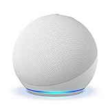 Echo Dot (5. Gen., 2022) | Smarter WLAN- und Bluetooth-Lautsprecher mit Alexa und gigantischem, sattem Klang | Weiß
