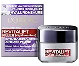 L'Oréal Paris Hyaluron Tagescreme, Anti-Aging Gesichtspflege mit Micro-Filler Hyaluronsäure für Feuchtigkeit und Anti Falten Effekt, Revitalift Filler,1 x 50