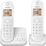 Panasonic KX-TGC 422 GW, schnurloses Telefon mit Anrufbeantworter und Zusatz-Set, w