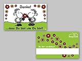 Sheepworld - 57171 - Pocketcard, Danke! ...dass Du bist wie Du bist!, PVC