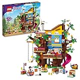 LEGO 41703 Friends Freundschaftsbaumhaus mit 5 Mini-Puppen und Tier-Figur, Natur-Lernspielzeug für Mädchen und Jungen ab 8 Jahren, Spielzeug-Haus in Heartlake City, Geschenk fü
