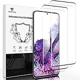 Schutzfolie für Panzerglas für Samsung Galaxy S20 Plus [2 Stück], Fingerabdruck-ID Unterstützen, Sensible Berührung, 3D-Volle Bedeckung, 9H Härte Anti-Kratzen, HD Displayschutzfolie für S20 Plus- 4