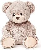 Uni-Toys - Teddybär, superweich (Hellbraun) - 24 cm (Höhe) - Plüsch-Bär, Teddy - Plüschtier,