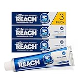 [3er-Pack] Reach Total Care Zahnpasta 150g, Pfefferminze, Enthält Fluorid, 12 Stunden Frischer Atem, Bekämpft Karies, Stärkt Zahnfleisch, Entfernt Zahnbelag, Zahnpfleg