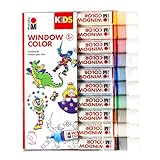 CREATIV DISCOUNT Kids Window Color Set, 10 x 25
